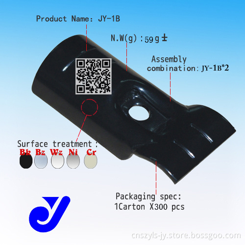 Pipe Fittings Clamp Head for Lean Pipe (JY-1B)